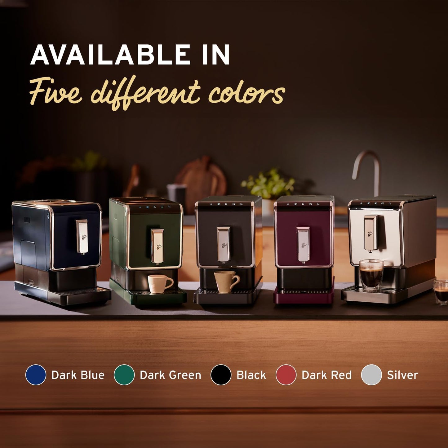 Coffee Machine with Built-in Grinder
