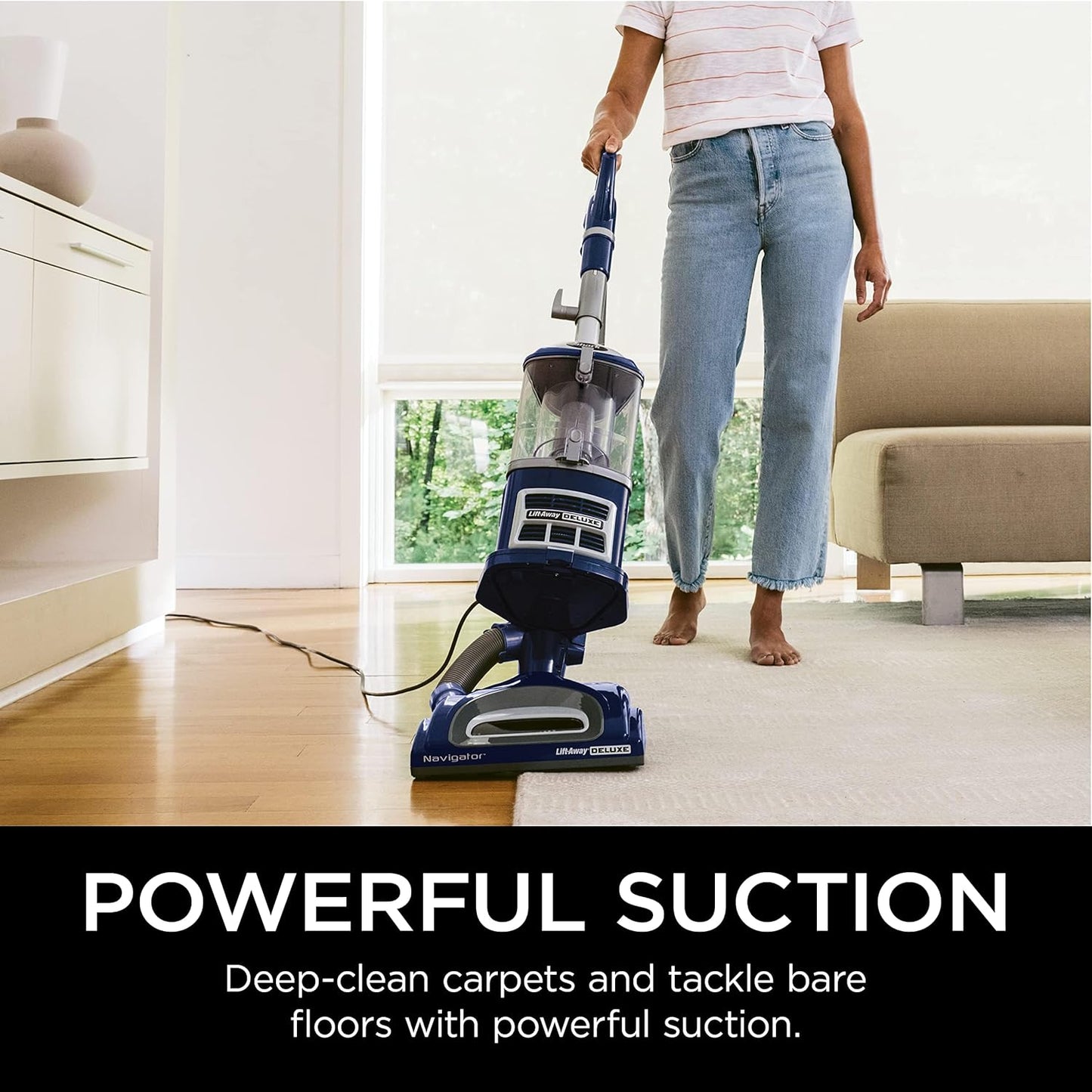 Upright Vacuum, Navigator Lift-Away Deluxe with Large Dust Cup Capacity
