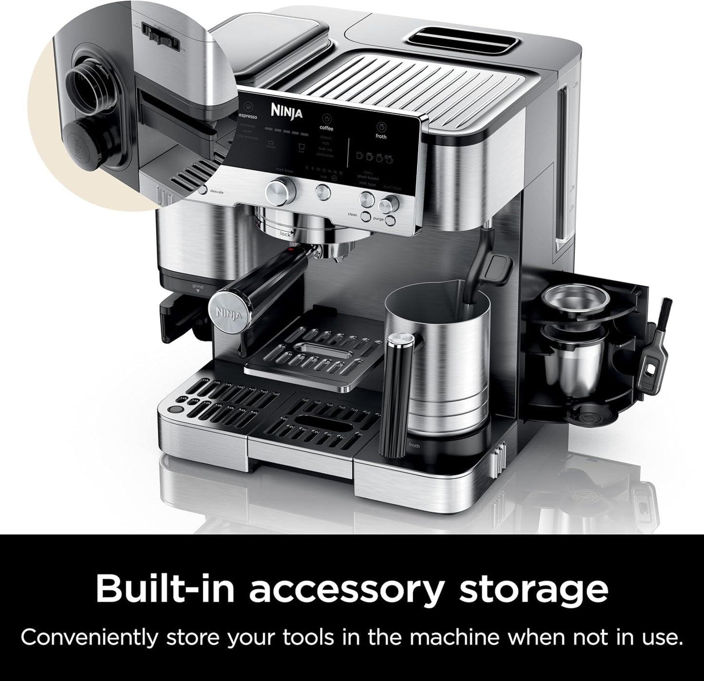 Ninja Espresso Machine, Luxe Café Premier Series, Drip Coffee Maker