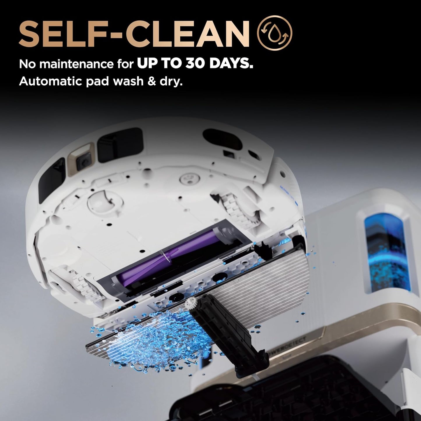 Robot Vacuum & Mop Combo, PowerDetect NeverTouch Pro