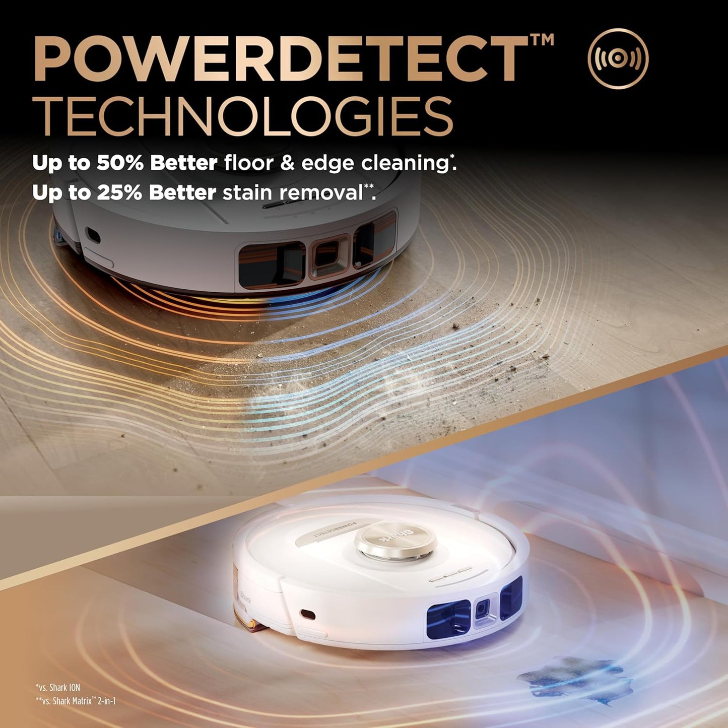 Robot Vacuum & Mop Combo, PowerDetect NeverTouch Pro