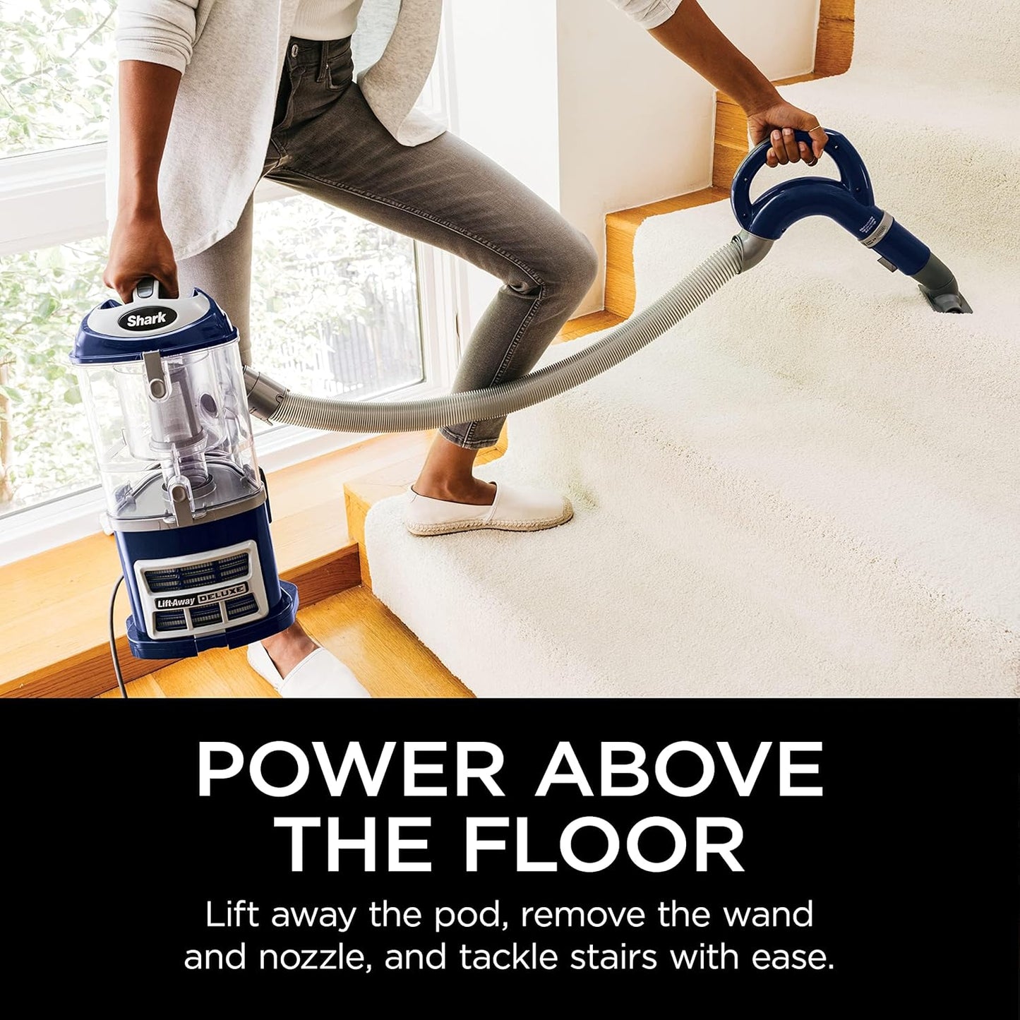 Upright Vacuum, Navigator Lift-Away Deluxe with Large Dust Cup Capacity