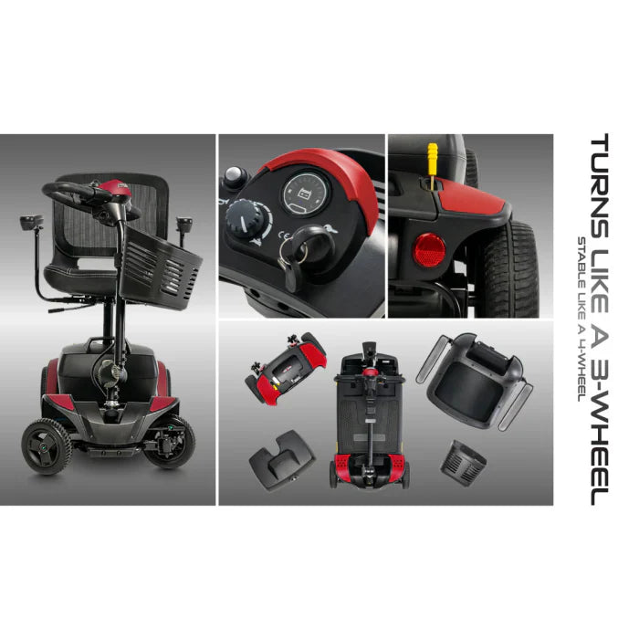 Pride Go Go Elite Traveller 2 4-Wheel Mobility Scooter