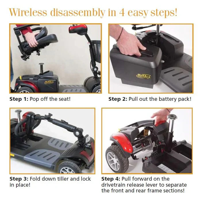 Golden Buzzaround EX 4 Wheel Mobility Scooter