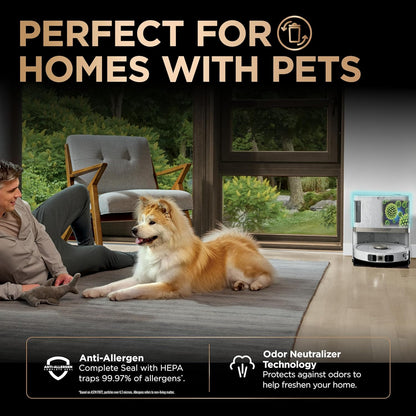 Robot Vacuum & Mop Combo, PowerDetect NeverTouch Pro