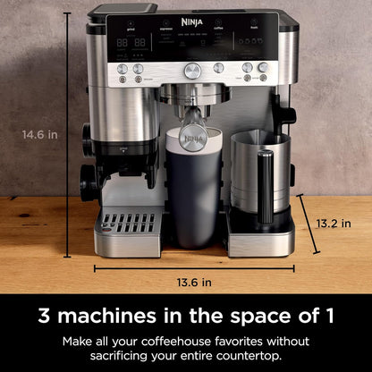 Ninja Espresso Machine, Luxe Café Premier Series, Drip Coffee Maker