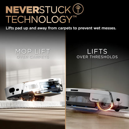 Robot Vacuum & Mop Combo, PowerDetect NeverTouch Pro