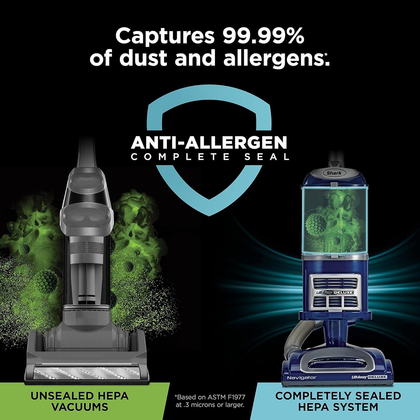 Upright Vacuum, Navigator Lift-Away Deluxe with Large Dust Cup Capacity