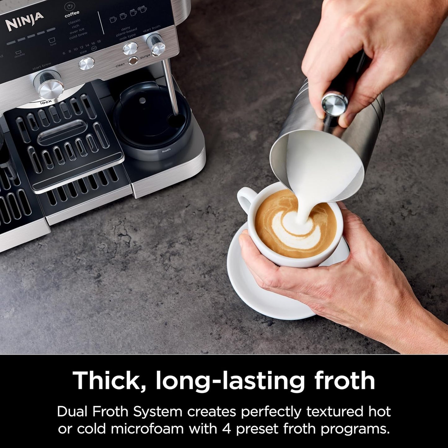 Ninja Espresso Machine, Luxe Café Premier Series, Drip Coffee Maker